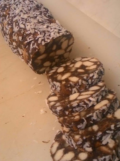 Una foto de Embutido de chocolate