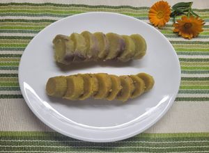 Una foto de Batata doce cozida - Boniato dulce hervido