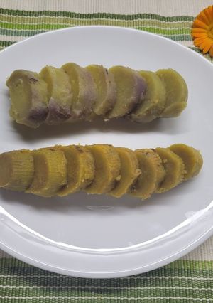 Una foto de Batata doce cozida - Boniato dulce hervido