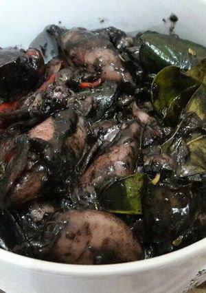 Foto resep Cumi sotong sihitam sedap