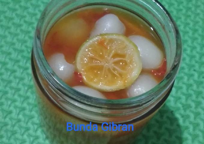 Resep Asinan Rambutan Jeruk Nipis Oleh Pawon Bunda Gibran Cookpad