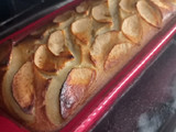Budín de pan añejo con manzanas 🍎