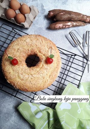 Foto resep Bolu singkong keju panggang