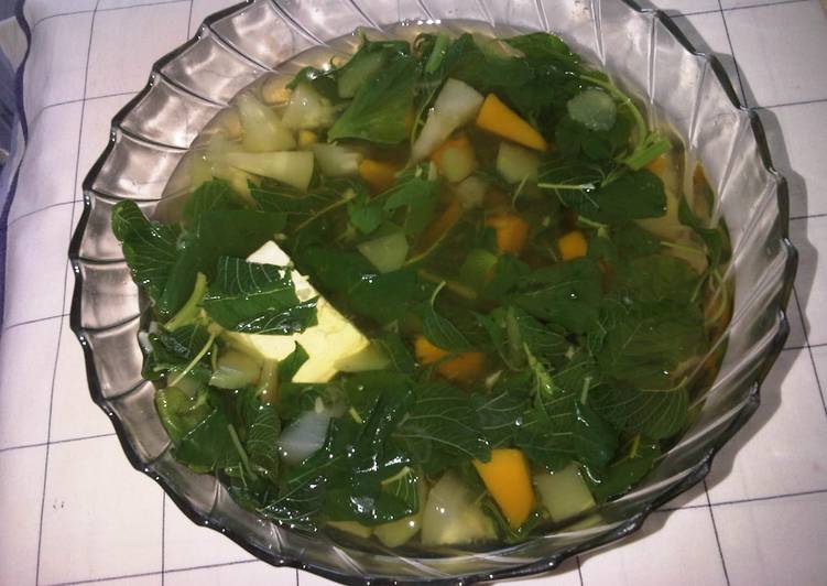 Cara Musim Panas EnakSayur bening bayam#KANGENRUMAH#Cookpad_GA