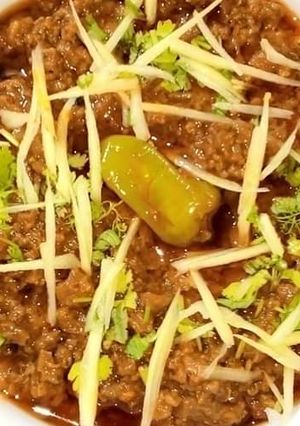 A picture of Bhuna Qeema.
