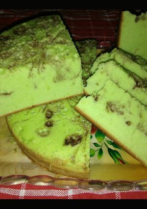 Foto resep Bolu pandan rice cooker