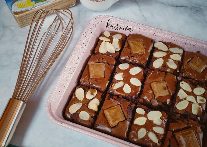 Cadburry Almond Fudge Brownies