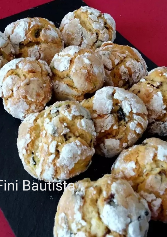 Una foto de Galletas craqueladas de calabacín