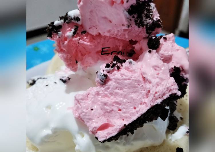 Langkah Mudah untuk Membuat Es cream wall&#39;s rumahan super lembut, Bisa Manjain Lidah