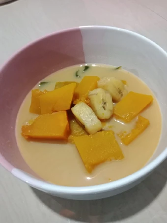 Cara Mudah Membuat Resep  Kolak labu kuning dan pisang anti kolesterol yang Lezat, Enak