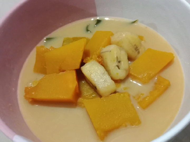 Cara Mudah Membuat Resep  Kolak labu kuning dan pisang anti kolesterol yang Lezat, Enak