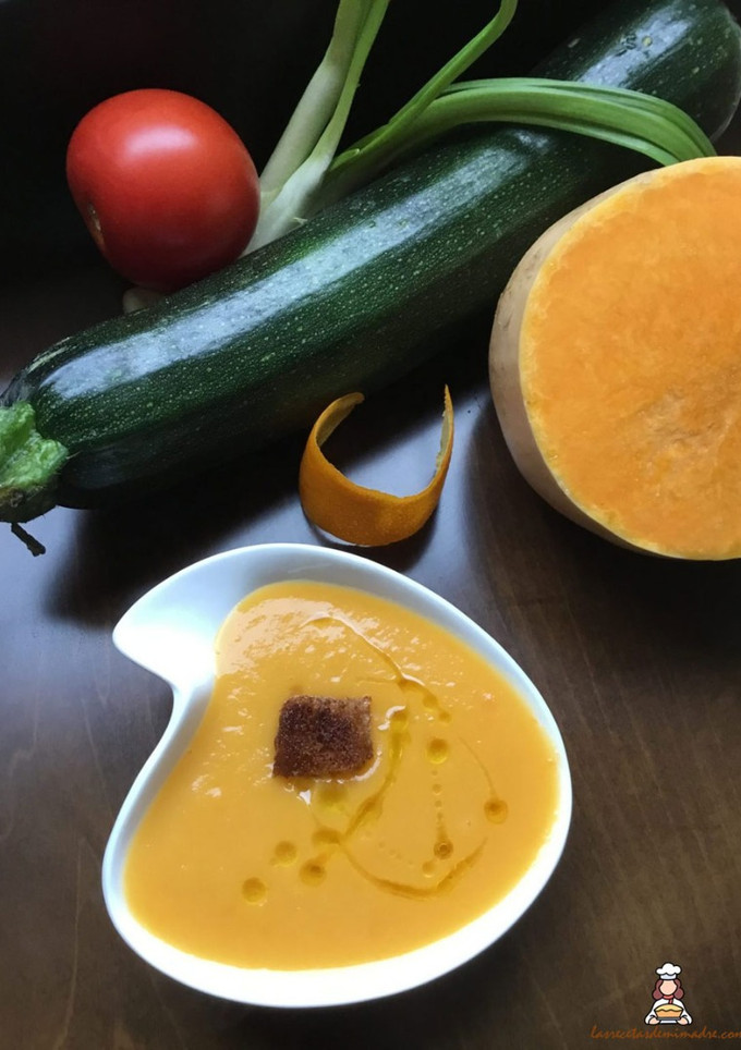 Una foto de Crema de verduras