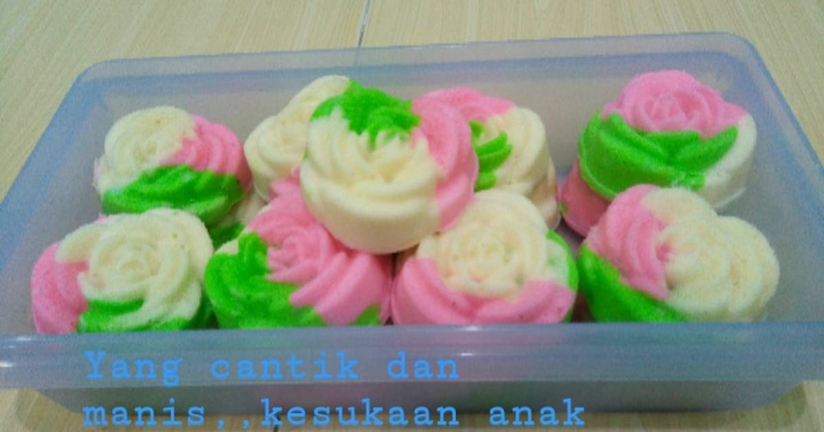 Resep Bolu Kukus Mawar Cantik Manis Oleh Siti Nurrochmah Cookpad
