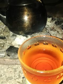 صورة لوصفة شاي على الحطب 🙈