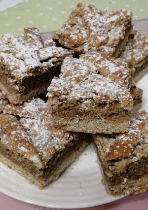 Diós rácsos glutén-tejmentesen, csökkentett cukorral recept fotója
