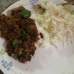 A picture of South Indian Spicy Mutton Fry.