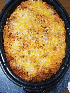 A picture of Jesus spaghetti.