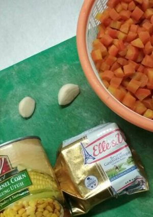 Foto resep Sauteed carrot and corn