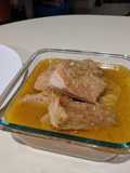 Chuletas de Cerdo bañadas en Jugo de Naranjas
