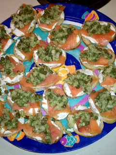 A picture of Smoked Salmon Appetizer.