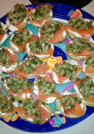A picture of Smoked Salmon Appetizer.