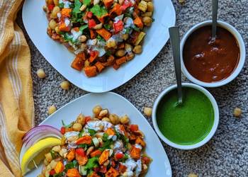 How To Make Recipe Sweet Potato Chana Chaat Delicious Nutritious