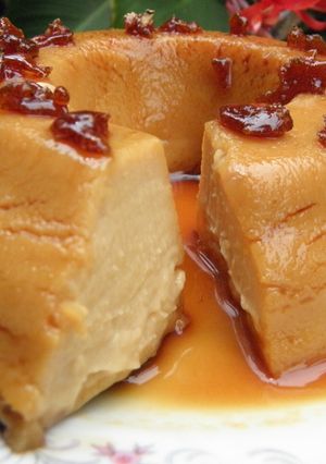 Una foto de Budín de crema o nata y leche (sin huevo)