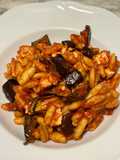 Cavatelli alla norma veloci con le melanzane fritte ad aria
