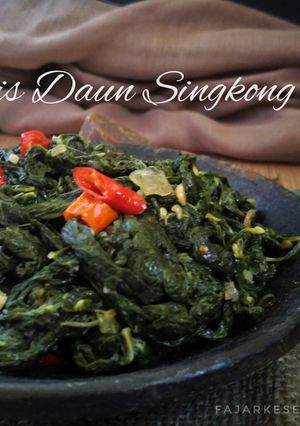 Foto resep Tumis Daun Singkong