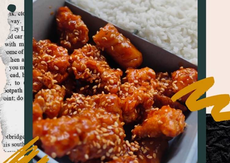 Langkah Mudah untuk Menyiapkan Korean Honey Spicy Chicken ✨ (Anti Gagal Gagal Club) Anti Gagal