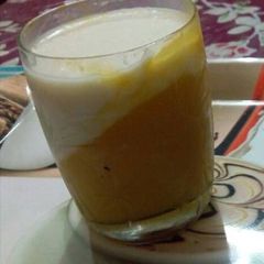 A picture of Mango Panna Cotta.
