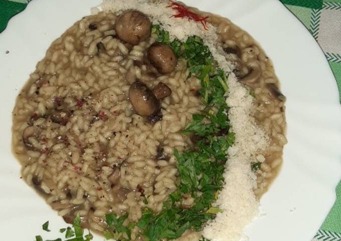 Come a Fai Veloce Risotto funghi champignon misti