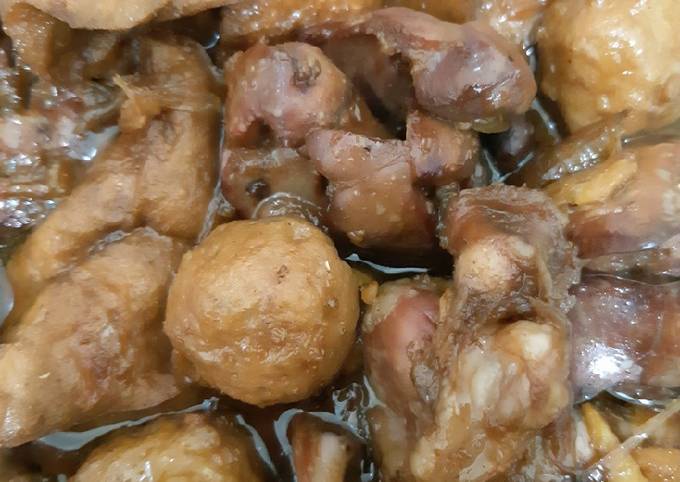 Semur Ati Ampela campur