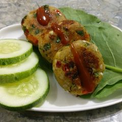A picture of Millet cutlet.