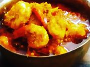 A picture of prawns masala curry
