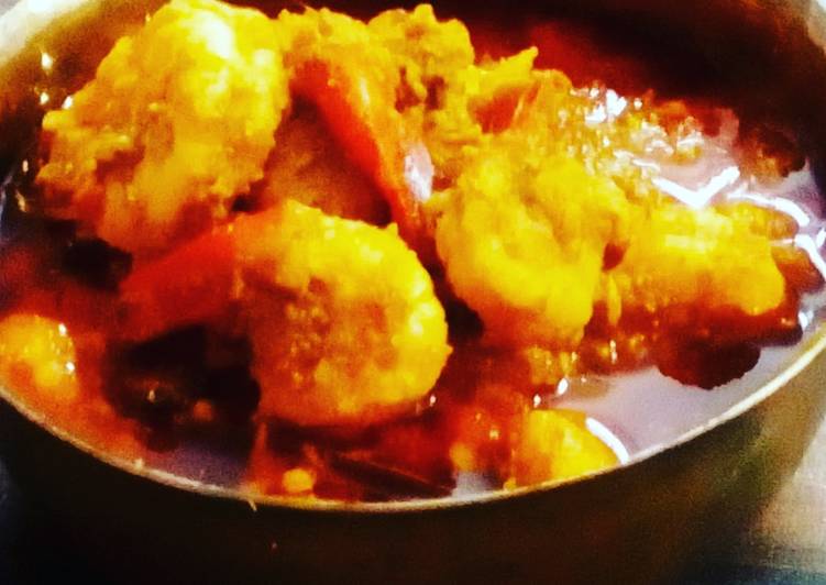 Everyday of Chingri macher malai curry