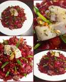 Салат со свеклой и селёдкой