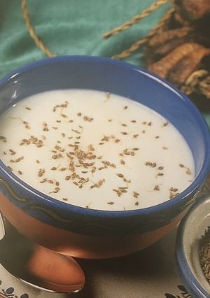 صورة لوصفة حساء السميدة بالنافع