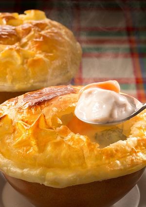 A picture of Pot Pie Stew.