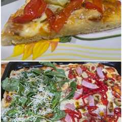 Una foto de Pizza batida express (sin levadura)🍕🍕🍕🍕