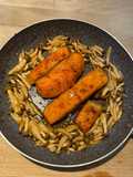 Salmon Jamur Shimeji Teriyaki