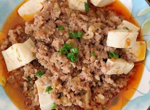 Hình của món Đậu hủ tứ xuyên.