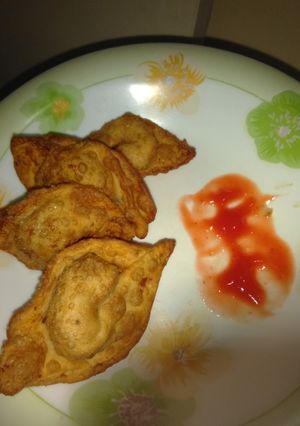 A picture of Chicken wontons.