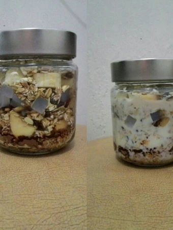 Langkah Gampang Membuat Resep  Overnight Muesli yang Enak Banget, Menggugah Selera