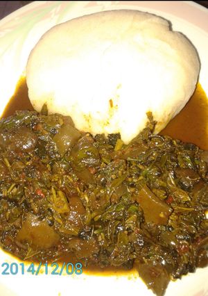 A picture of Tuwon semo miyar ganyi da ganda.