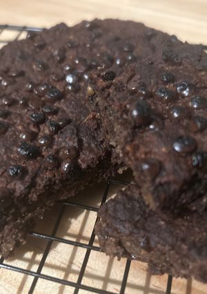 Una foto de Brownie de Porotos Negros Vegano y Sin Azúcar