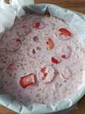 Gelatina de fresa y galleta