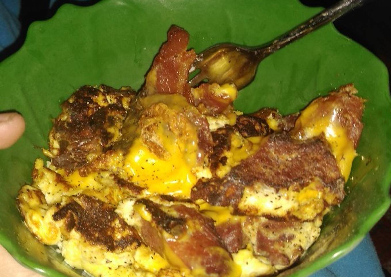 The best-scrambled eggs ever. 😃