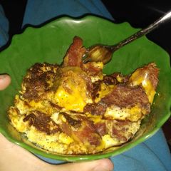 A picture of The best-scrambled eggs ever. 😃.