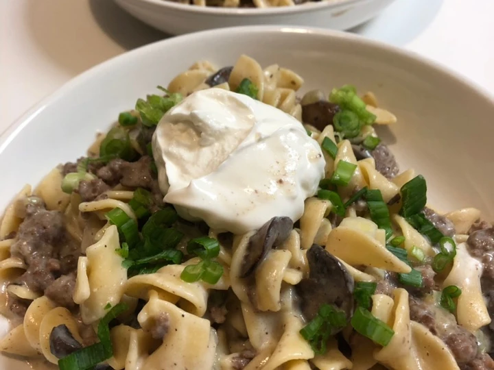 Simple Way Make Recipe Hamburger Stroganoff that is Delicious, Really Delicious}